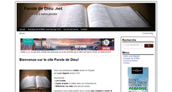 Desktop Screenshot of parolededieu.net